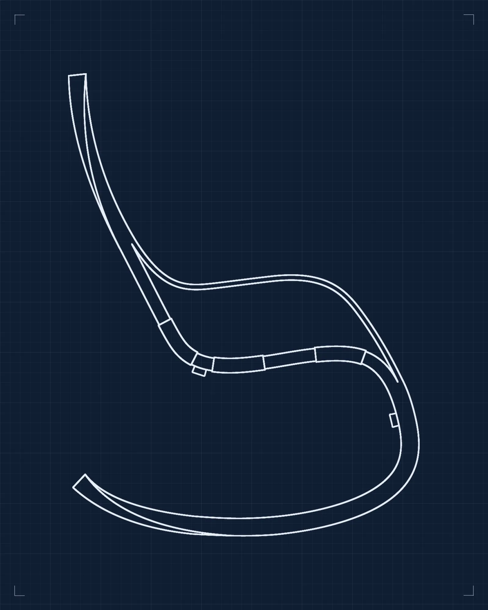 Marino Rocker, side elevation