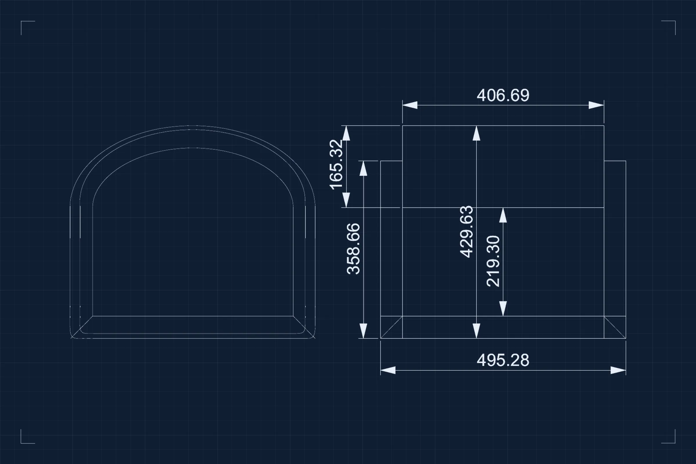 Nina & Beni, seat plan with dimensions