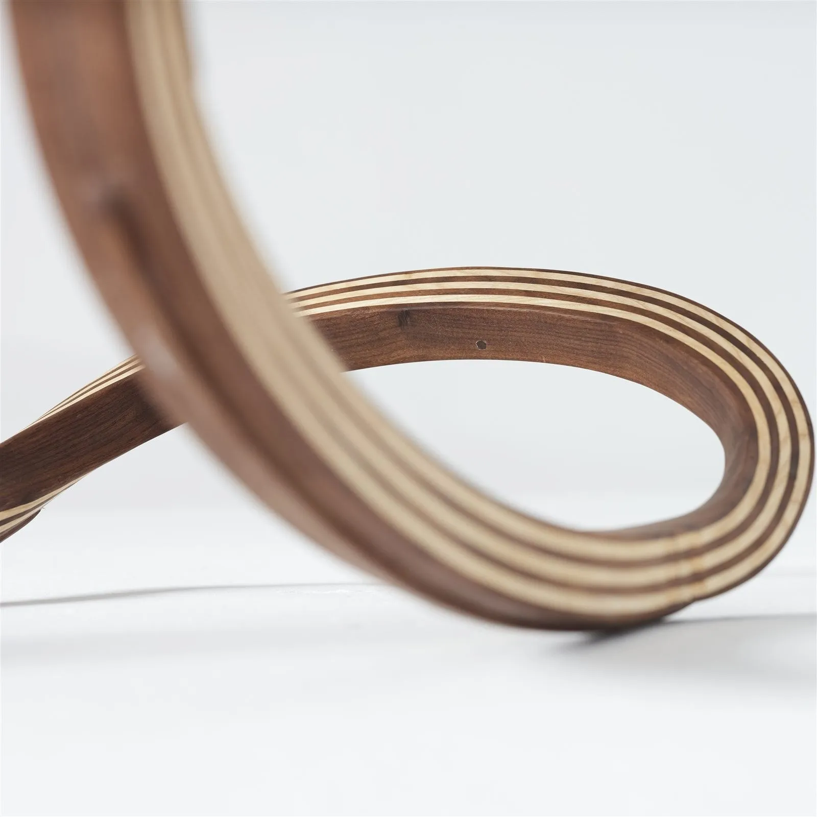 Marino Rocker, detail of the laminated runner